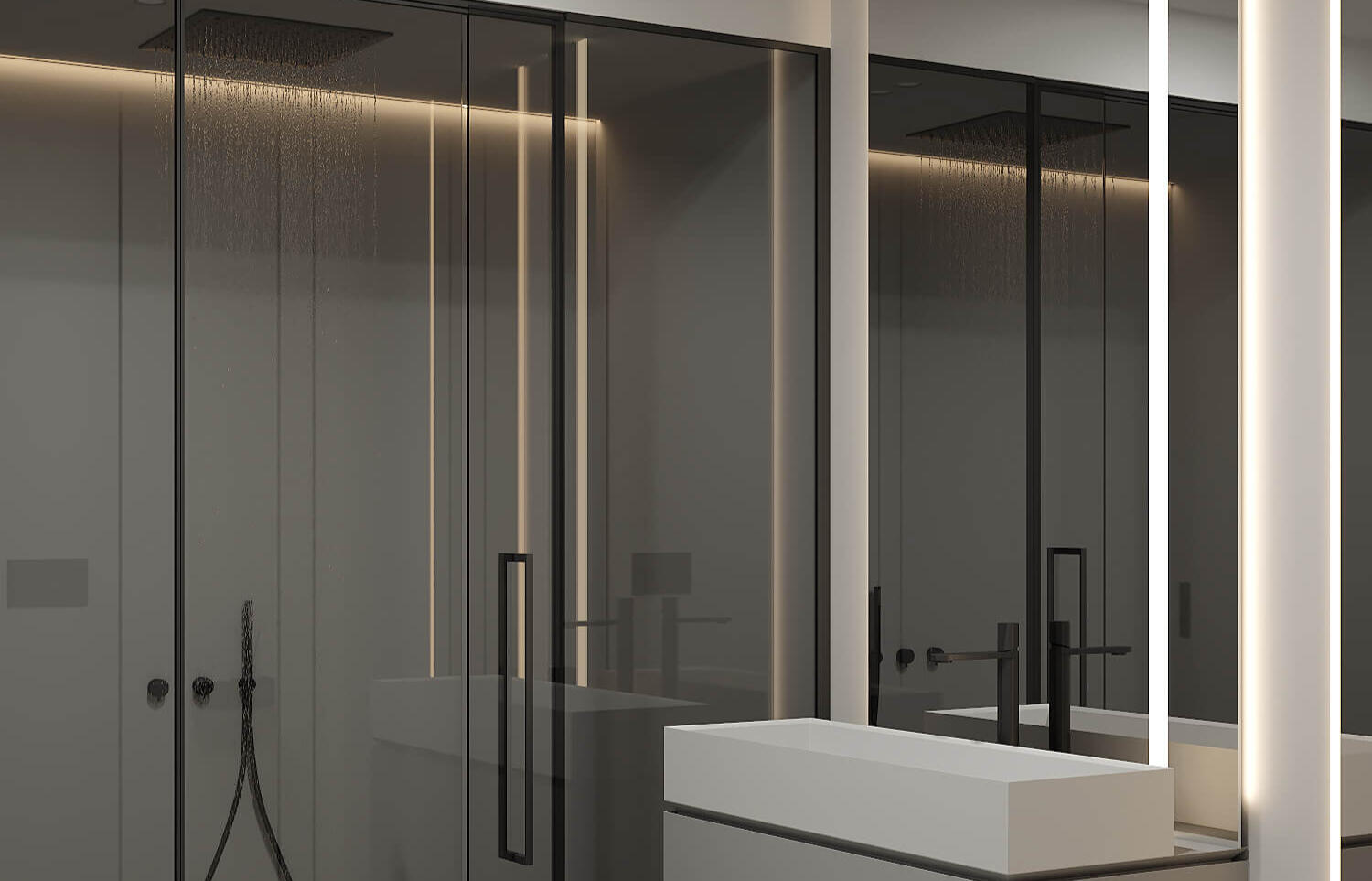 Bottom floor bathroom